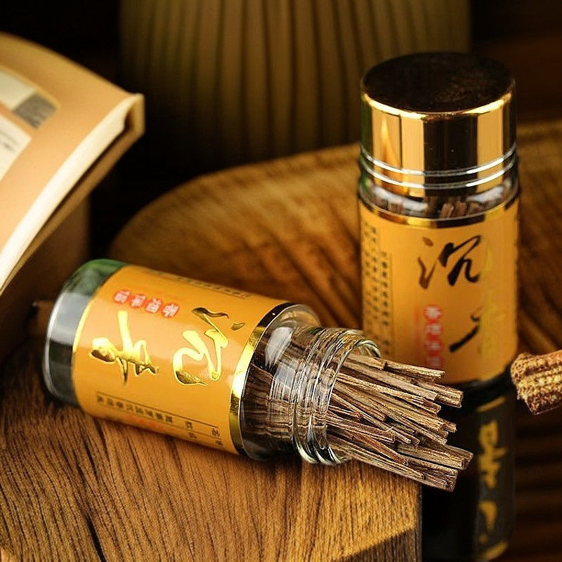 沉香木奇楠丝沉香木烟插丝奇楠木烟片天然香薰烟条伴侣烟用插烟条