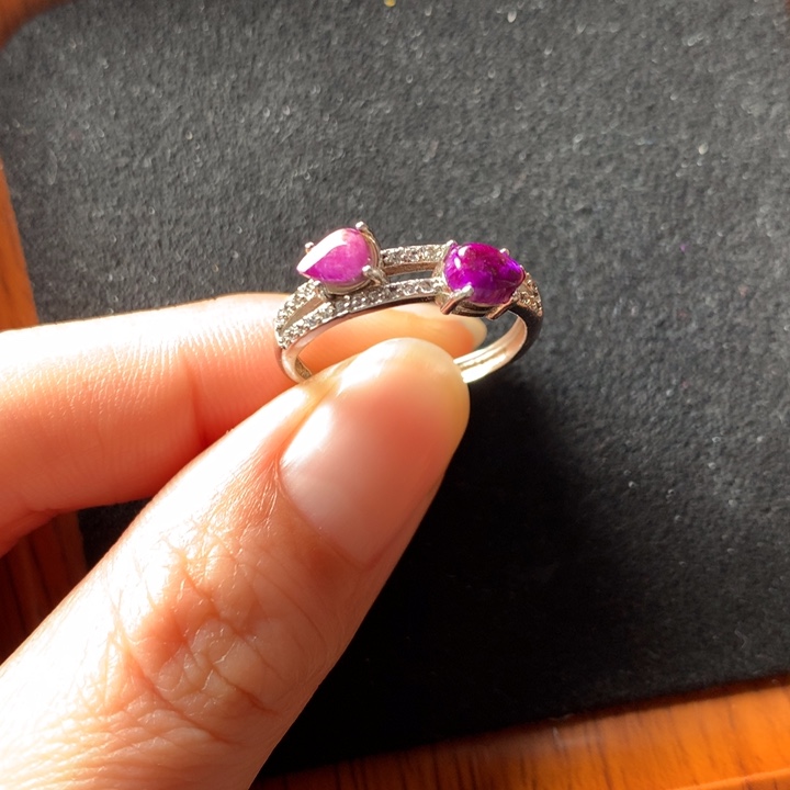 苏纪石（舒俱来）戒指银S925镶嵌