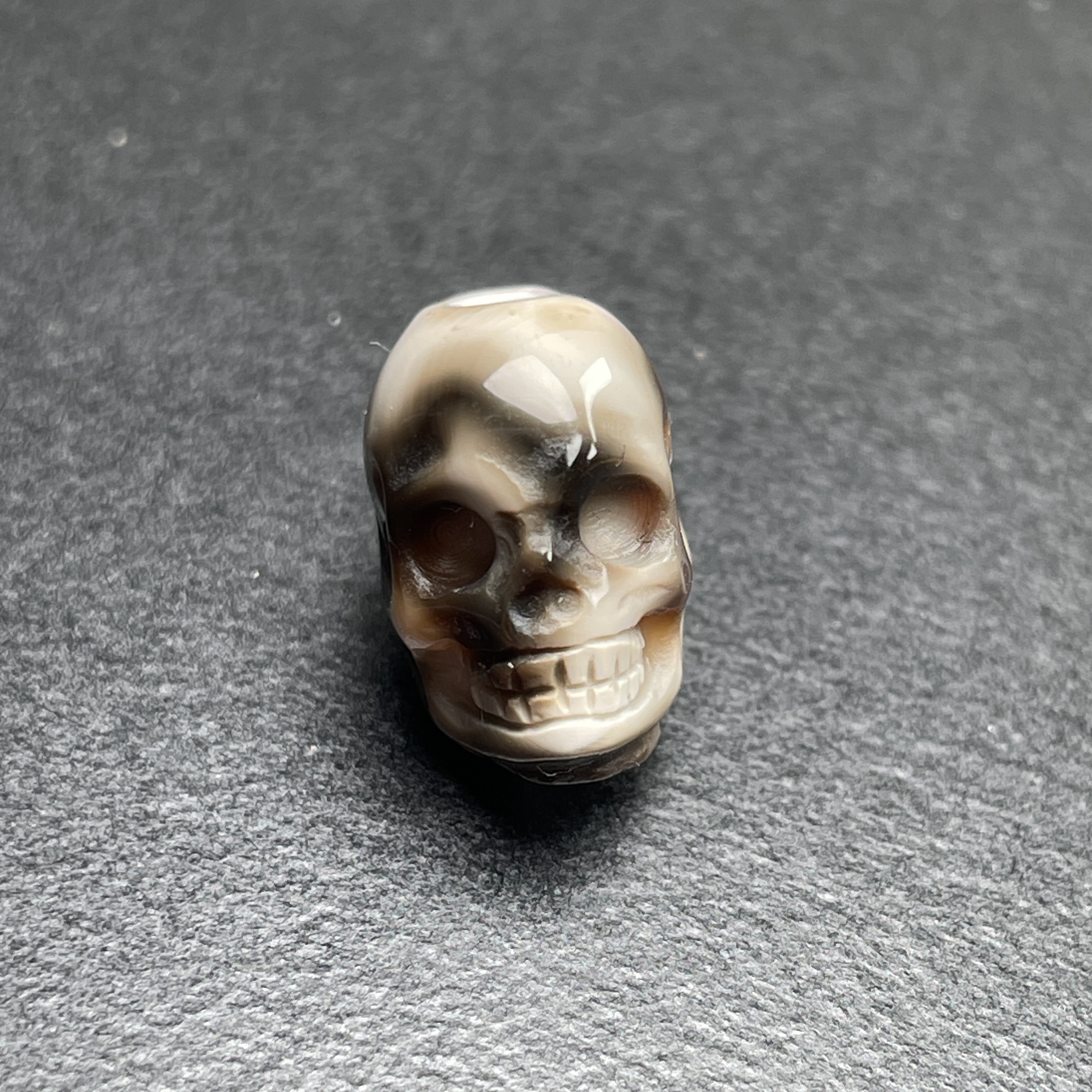 雕刻骷髅配饰个性潮流时尚百搭男女款饰品尺寸8.8mm左右顶珠腰珠