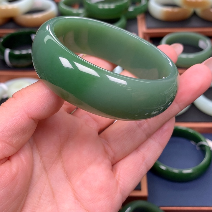 和田玉（碧玉）5758圈口未镶嵌