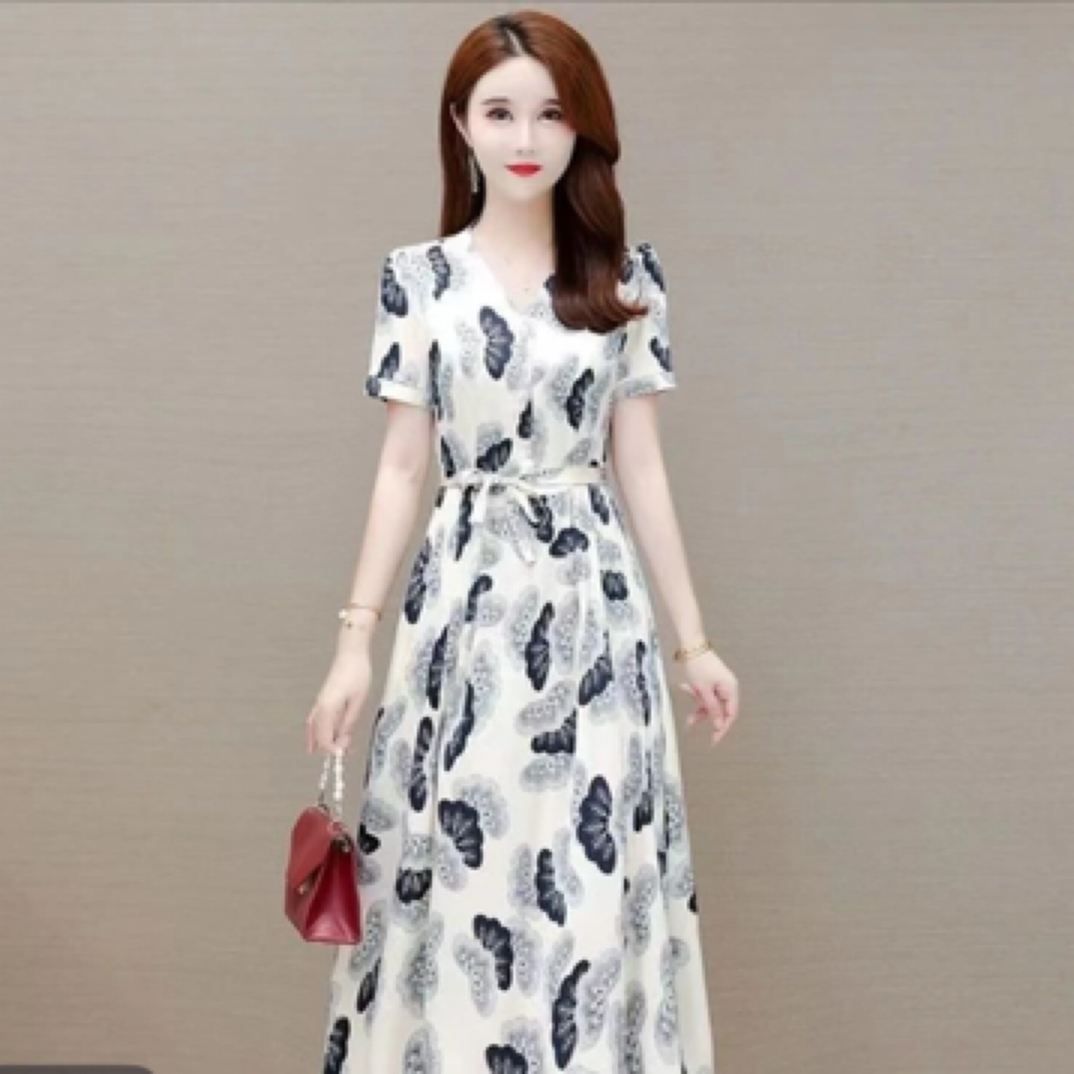 A0370夏季新款高端气质奢华连衣裙