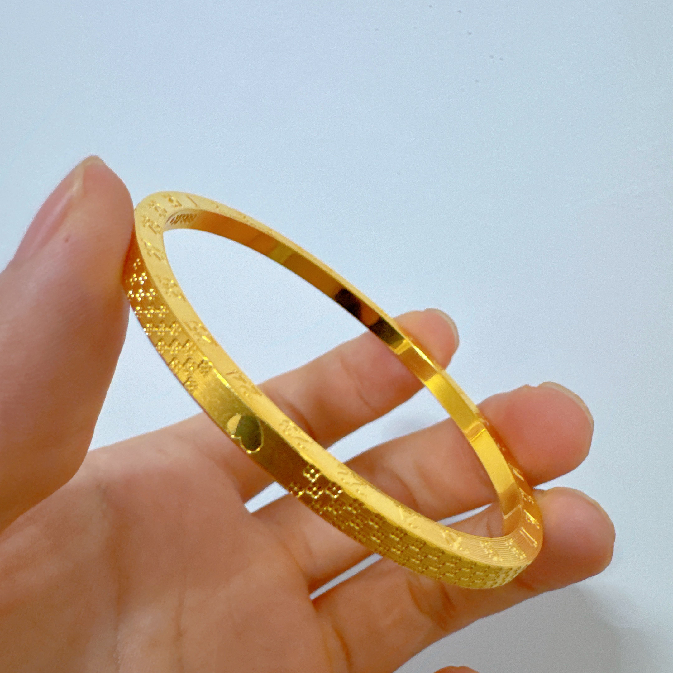 合金手镯 【精工】爱心年轮手镯送女友礼物