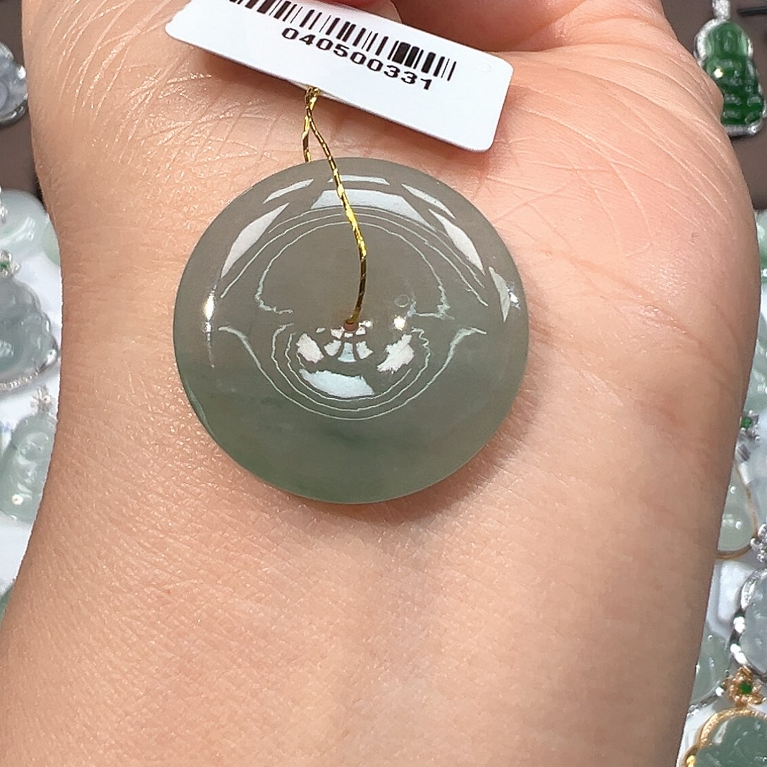 翡翠未镶嵌吊坠(不含链)331