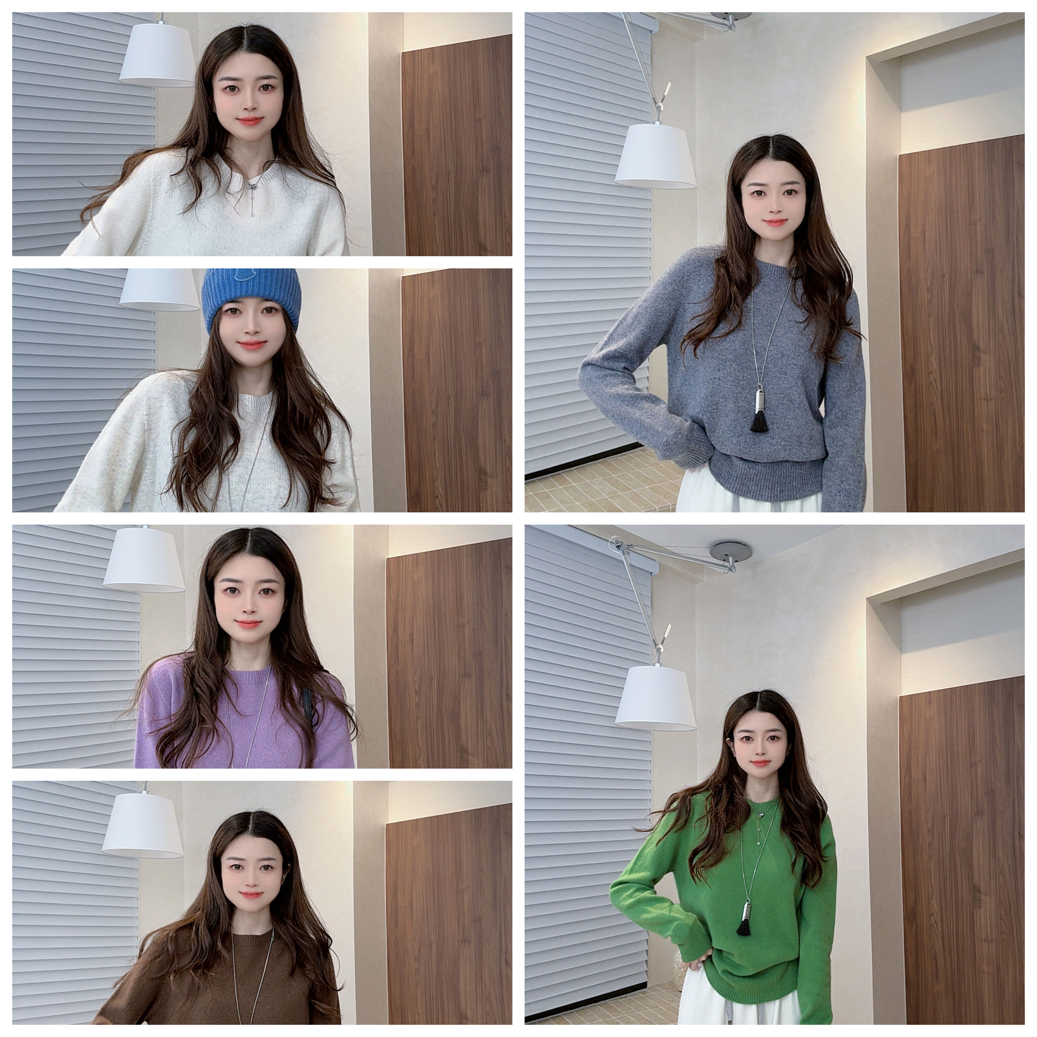 【ZMMY严选私服】冬季新款气质高级感纯色内搭毛衣K5122802