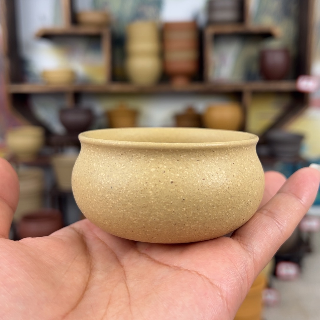 紫砂茶杯拙器甄选，纯原本矿。