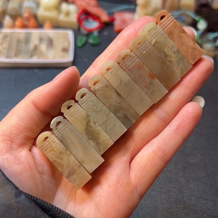 印石伊犁石10个1.0*1.0*3.0