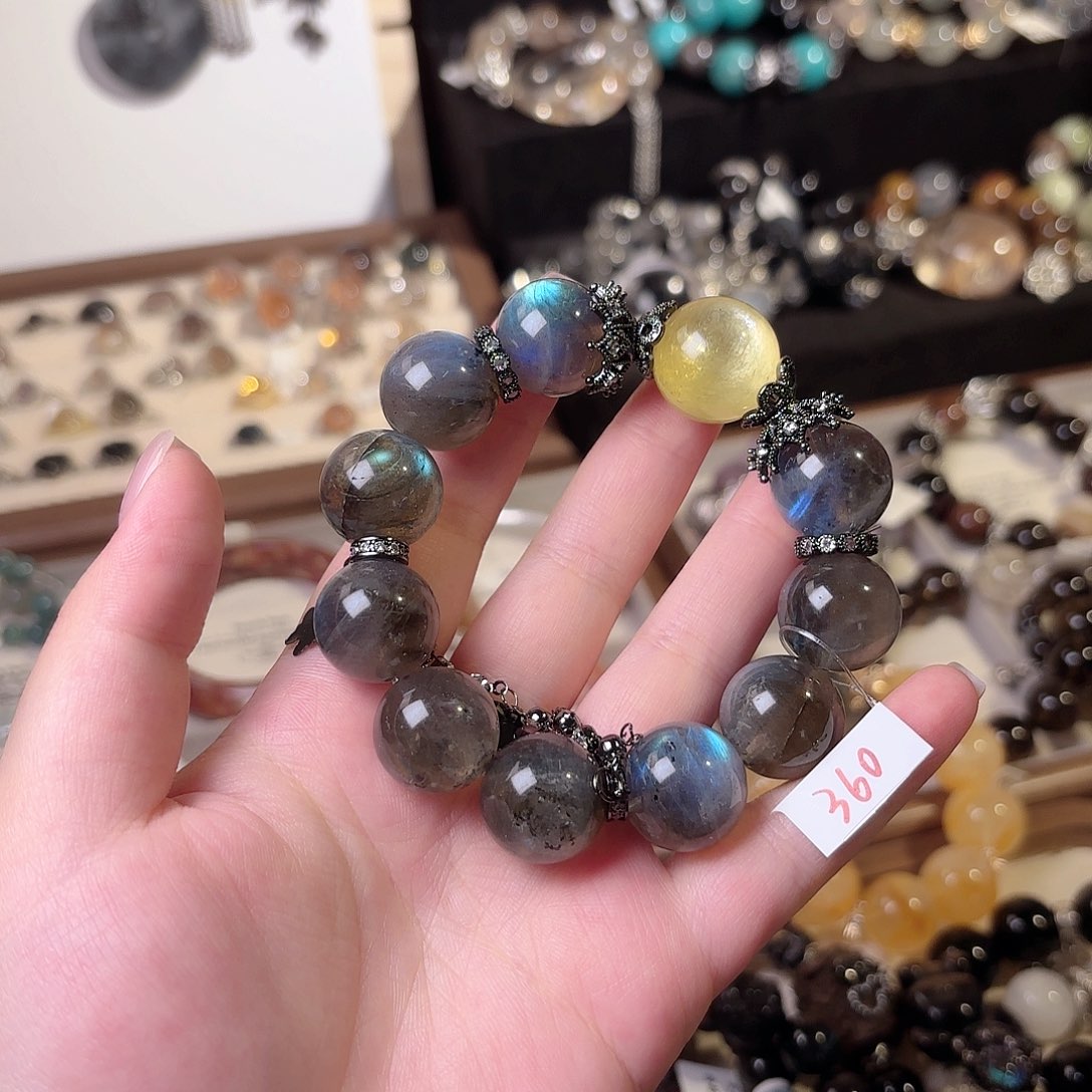 D***.水晶手链合金手串