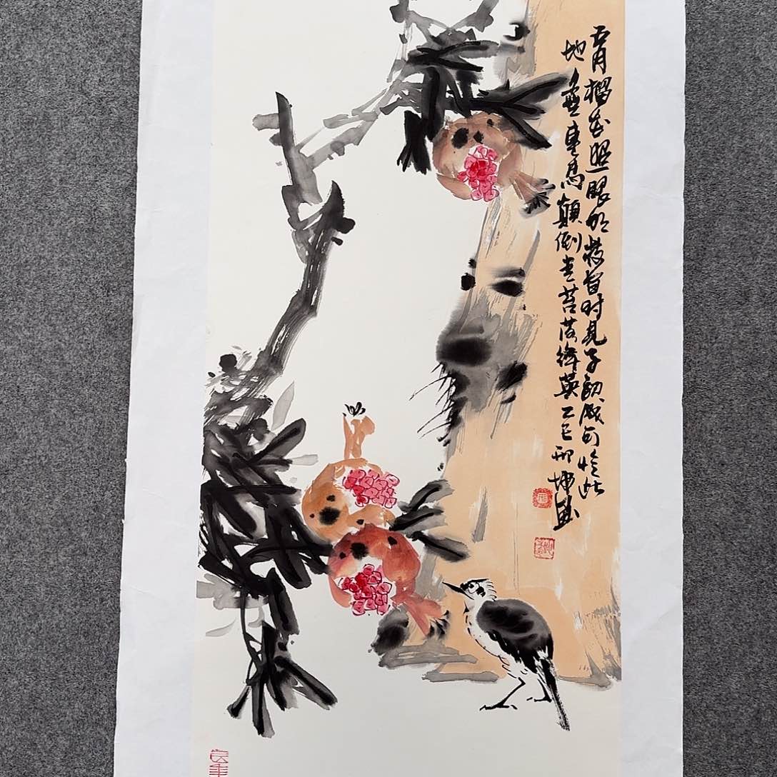 国画zz邢坤老师手绘作品