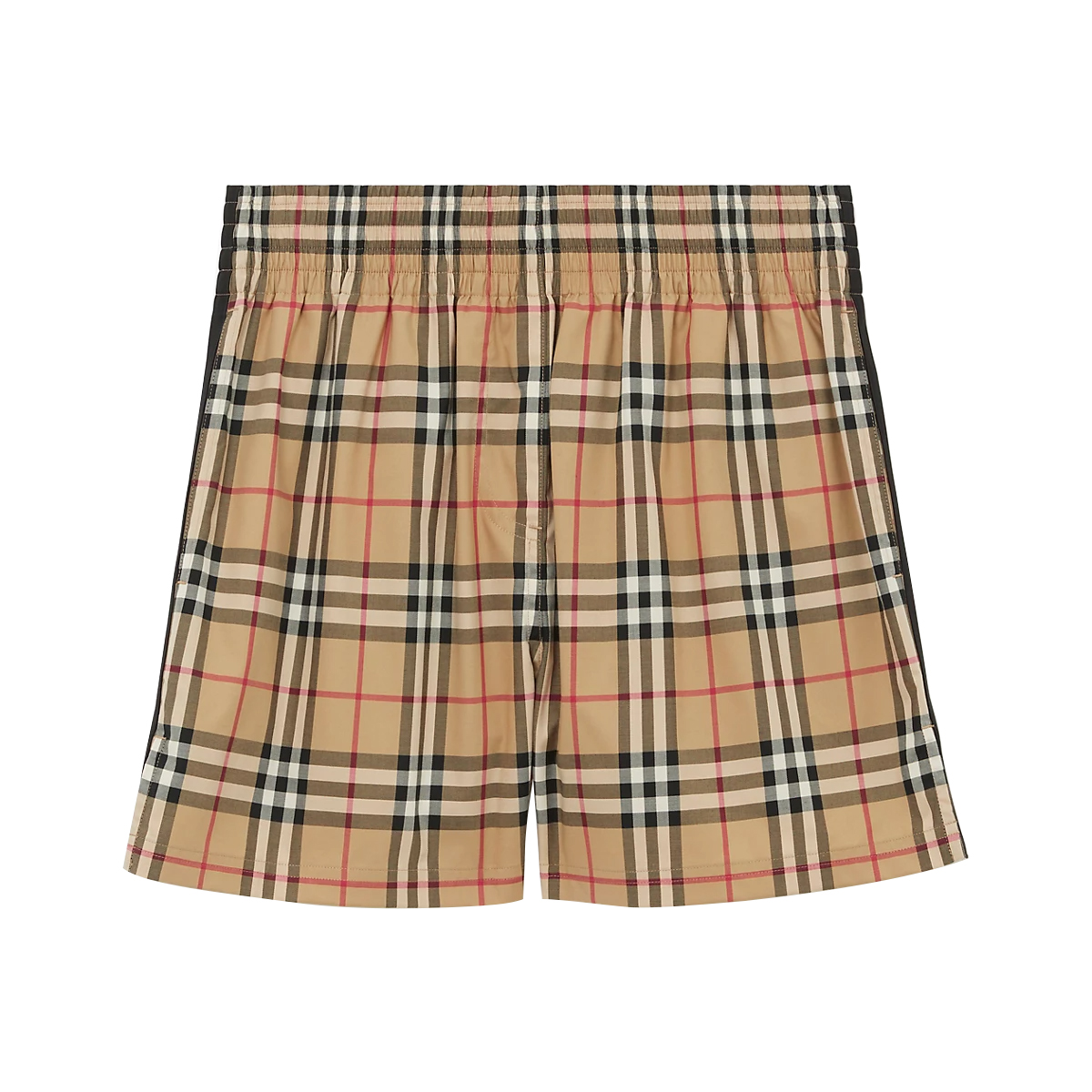 BURBERRY/博柏利经典百搭格纹弹力棉质女士短裤  bm
