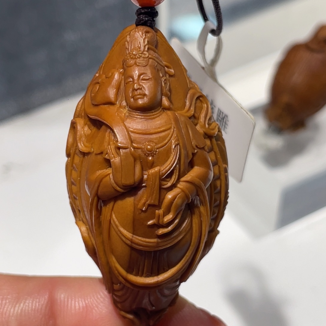橄榄核吊坠文殊菩萨单子