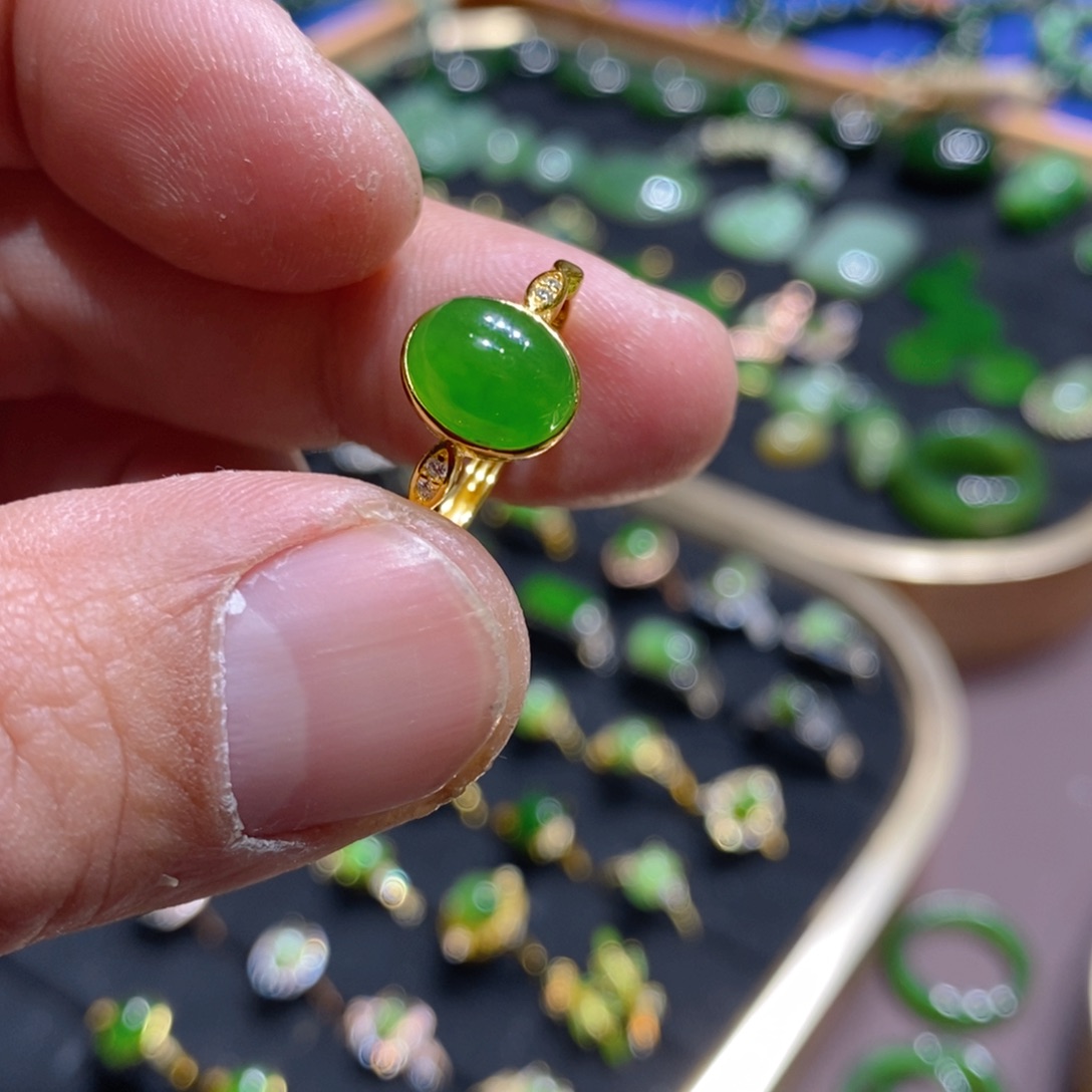 和田玉（碧玉）颈饰银S925镶嵌