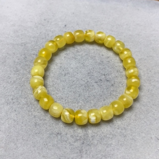 蜜蜡裸石未镶嵌手串