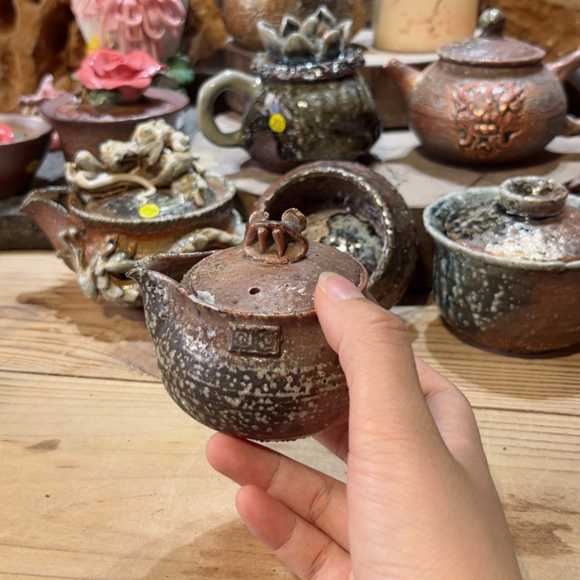 【闪购商品】柴烧茶具手工茶杯宝瓶226