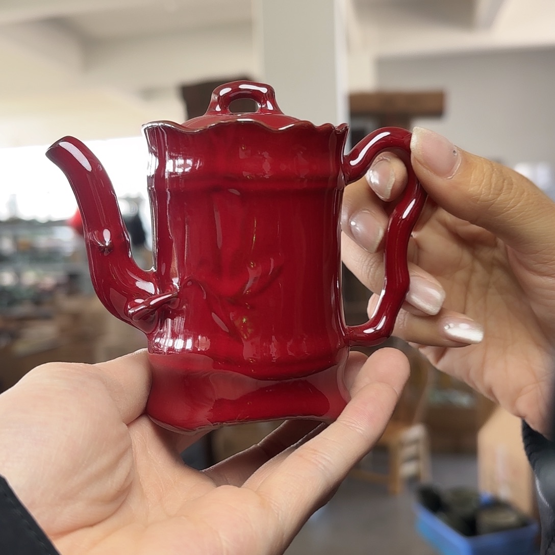 龙泉云间青瓷小米茶器