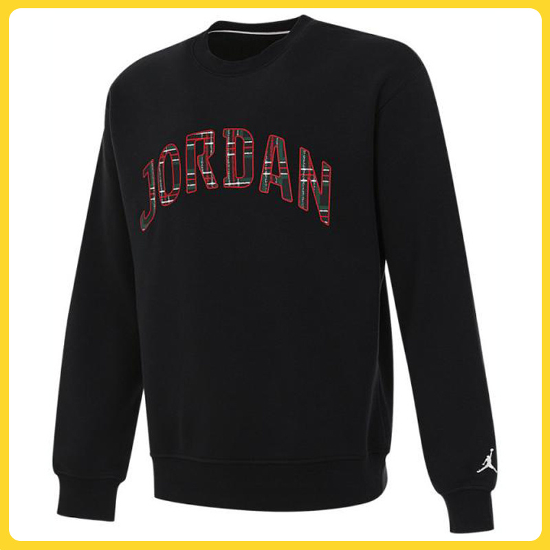 NIKE耐克男子AS M J ESS HLDY FLC CREW针织套头衫FV7461-010