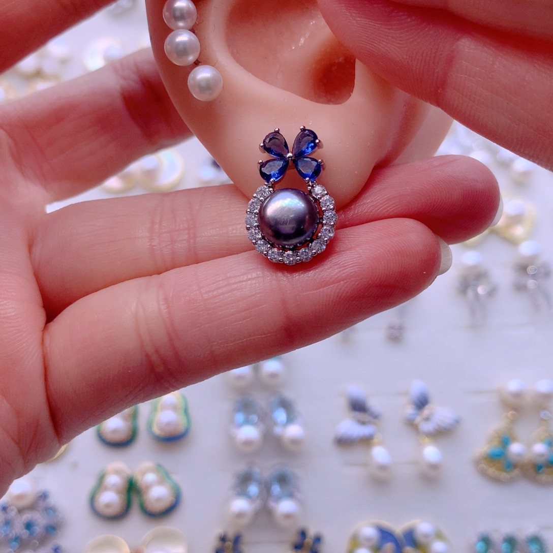 耳饰淡水珍珠合金