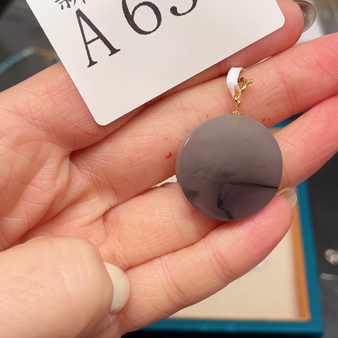 和田玉珠宝半成品未镶嵌A632