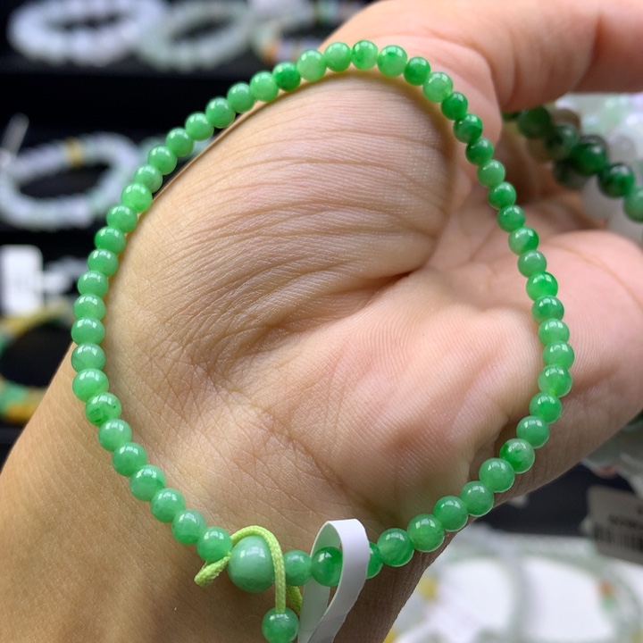 未镶嵌手串翡翠卡3.5