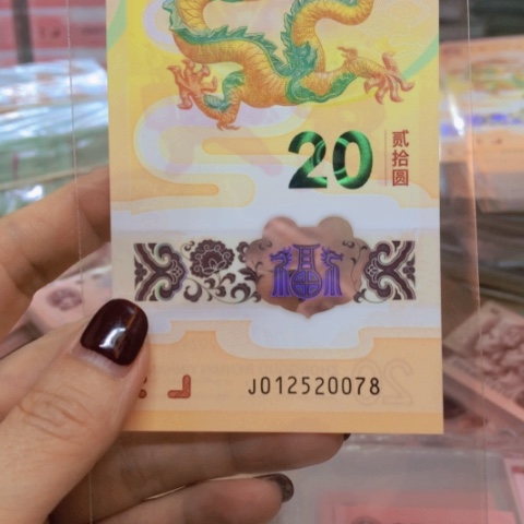 塑料012520078龙钞——————