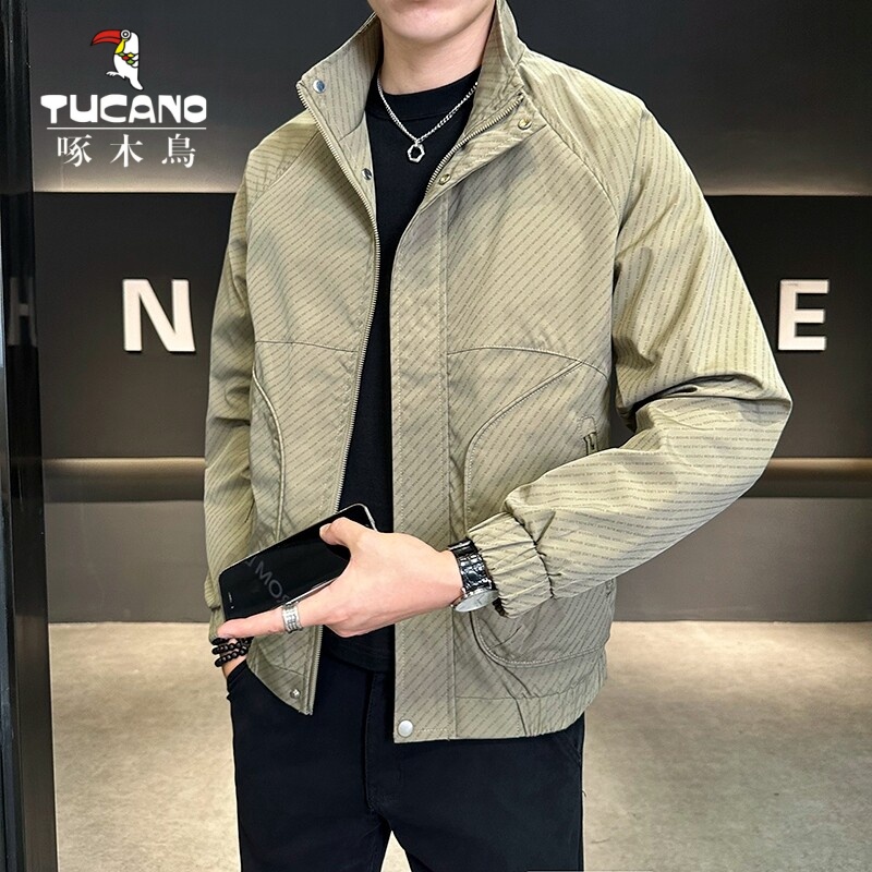 TUCANO/啄木鳥春季时尚档次外套翻领档次工装厚夹克潮流百搭帅气 