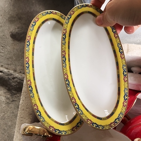 碗碟两个陶瓷陶瓷陶瓷