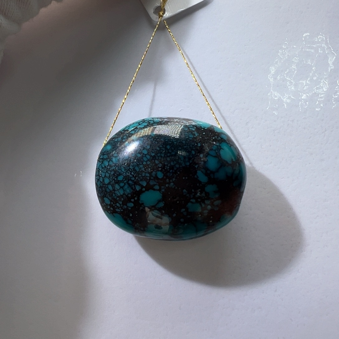 绿松石未镶嵌挂件