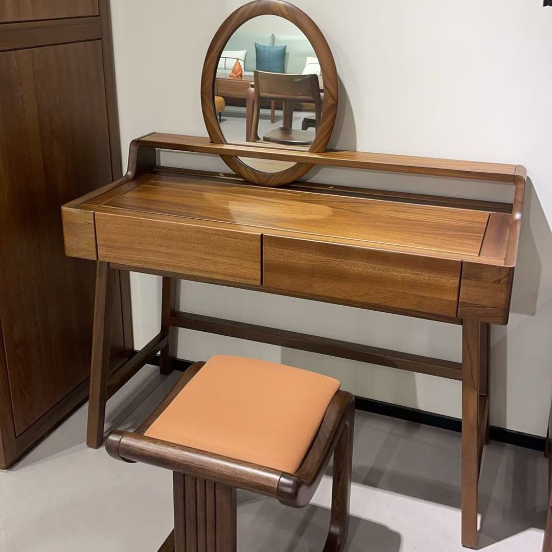 简约轻奢实木梳妆台