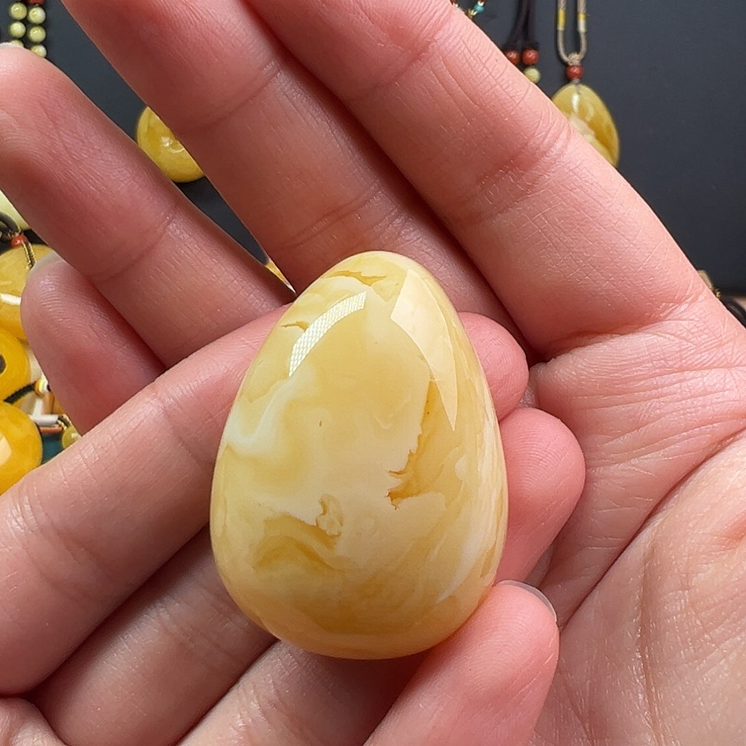 蜜蜡颈饰未镶嵌蜜蜡