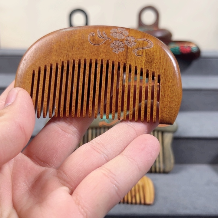 木金丝檀木梳普通