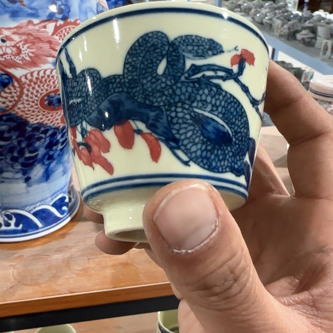 瓷片摆件手绘瓷器全部处理了吧