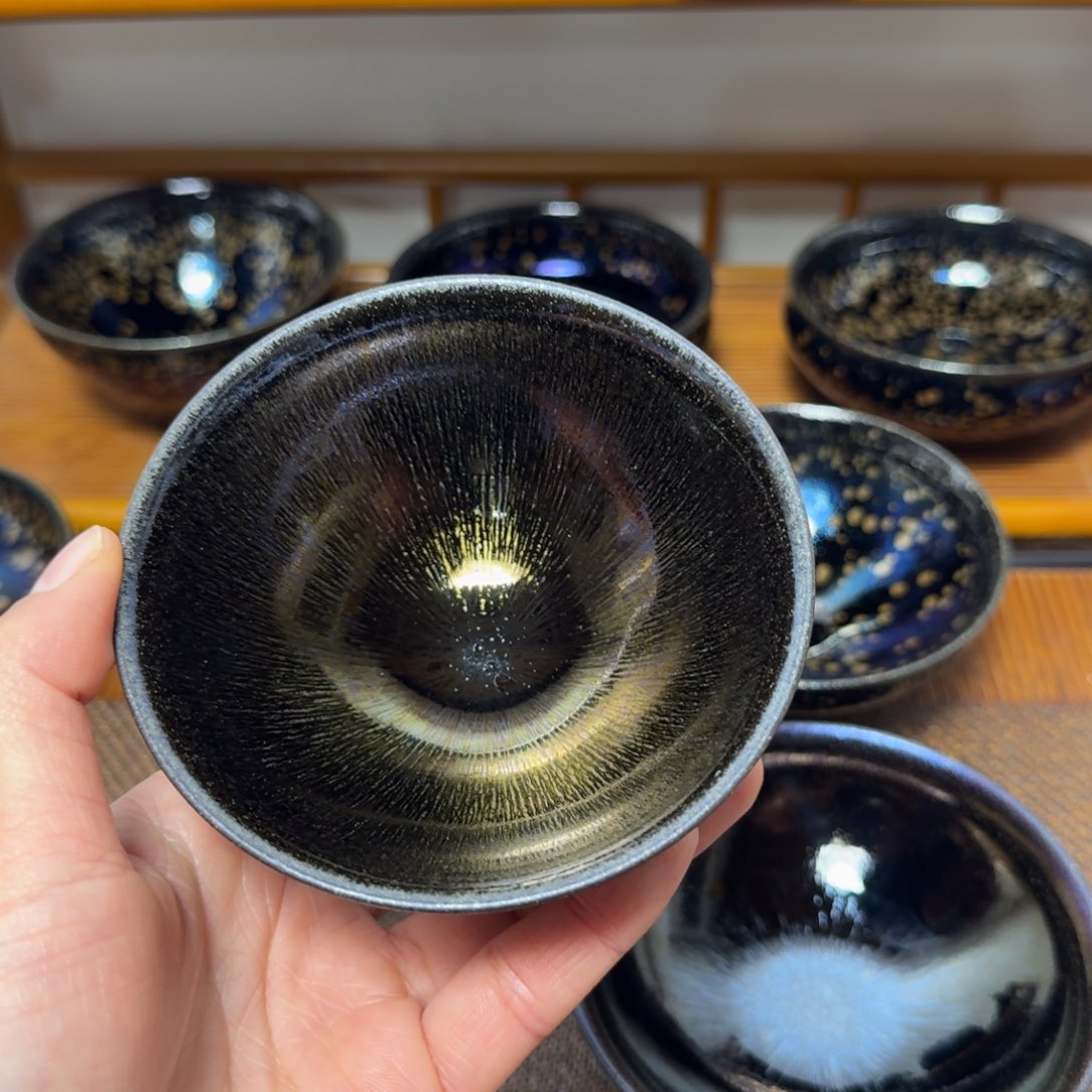 茶盏五*建盏手工制作主人杯茶杯