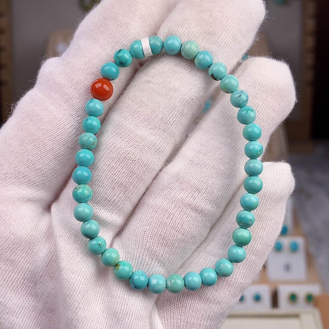 绿松石手链未镶嵌