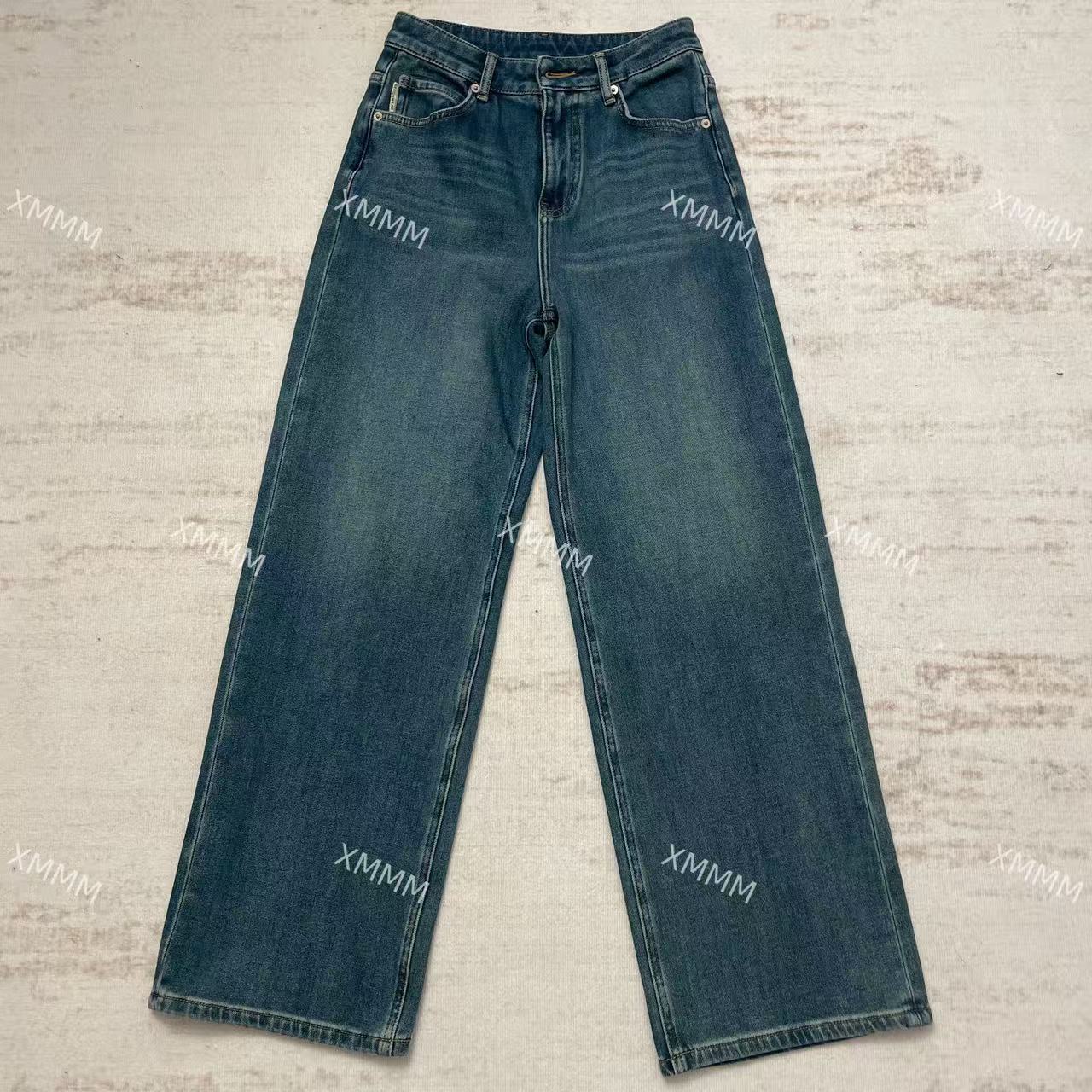 XMMM2025秋冬新款四面弹窄版直筒牛仔裤68795