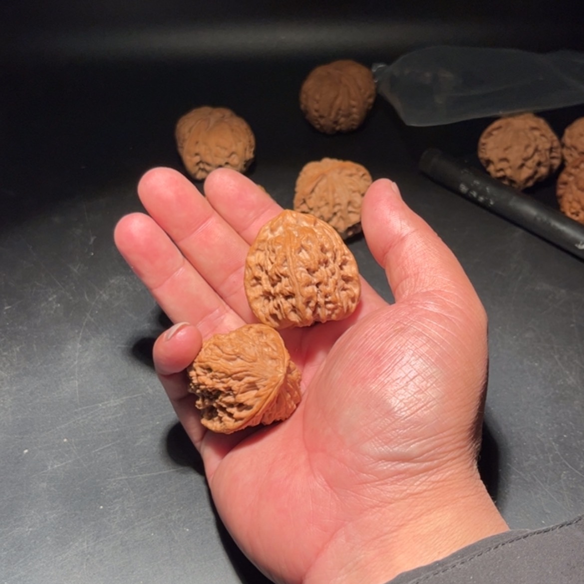 【闪购商品】合*文玩核桃木制手把件