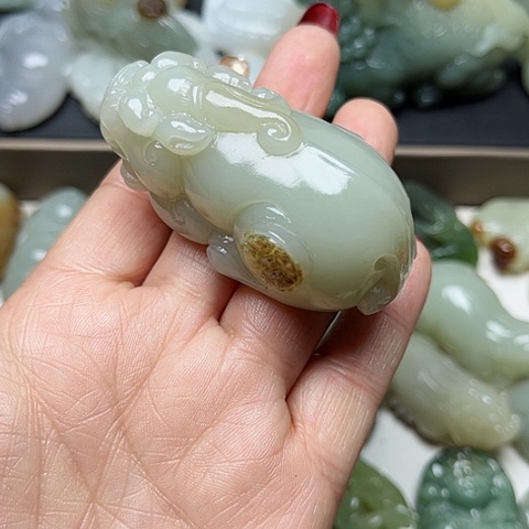 和田玉颈饰未镶嵌家**良