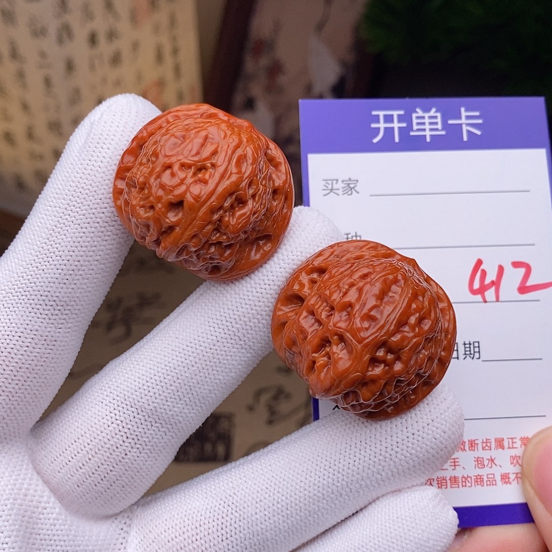 文玩核桃把件33乾隆磨412