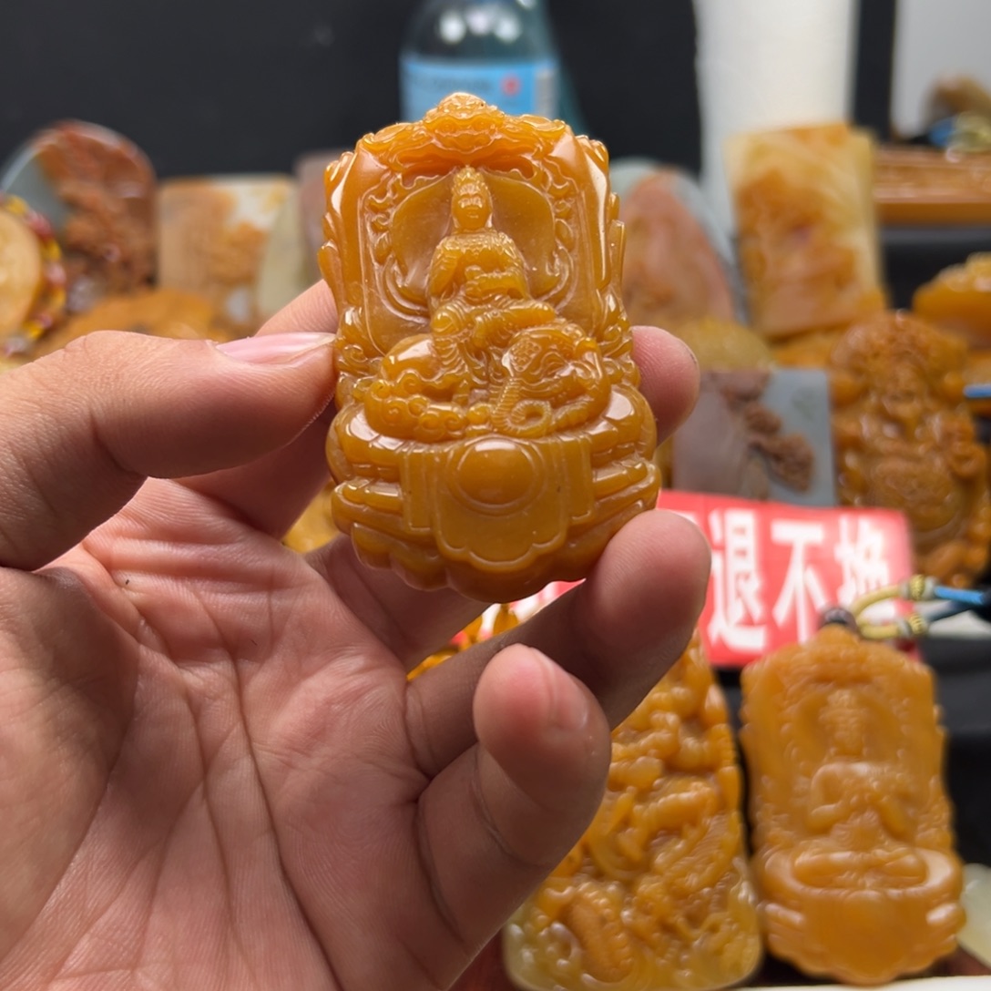 石英质玉（黄龙玉）未镶嵌多选一发货