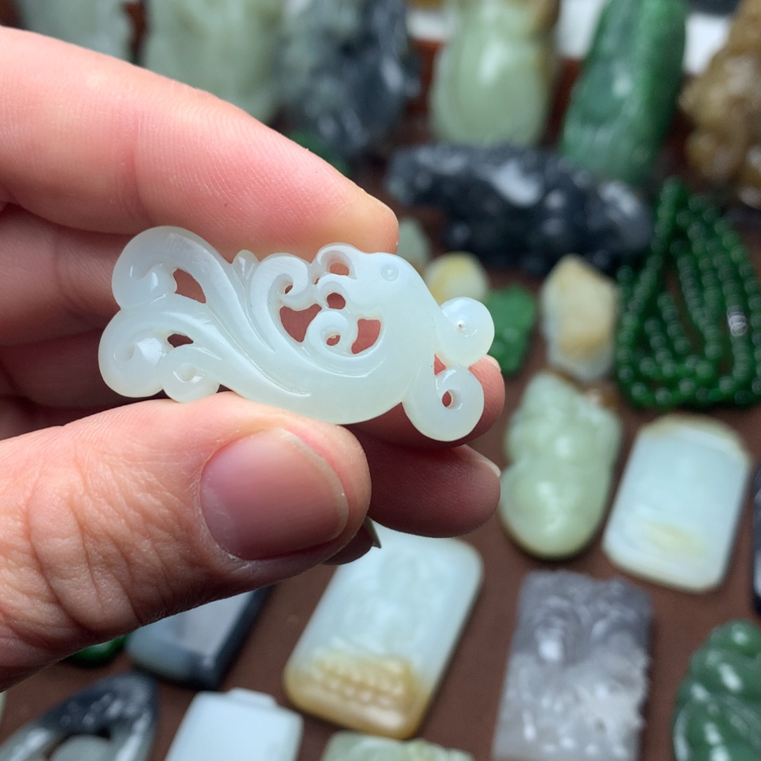 和田玉挂件未镶嵌