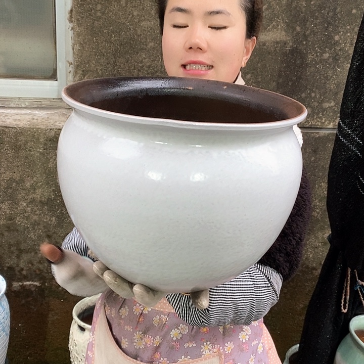 紫砂花盆正品口30高24