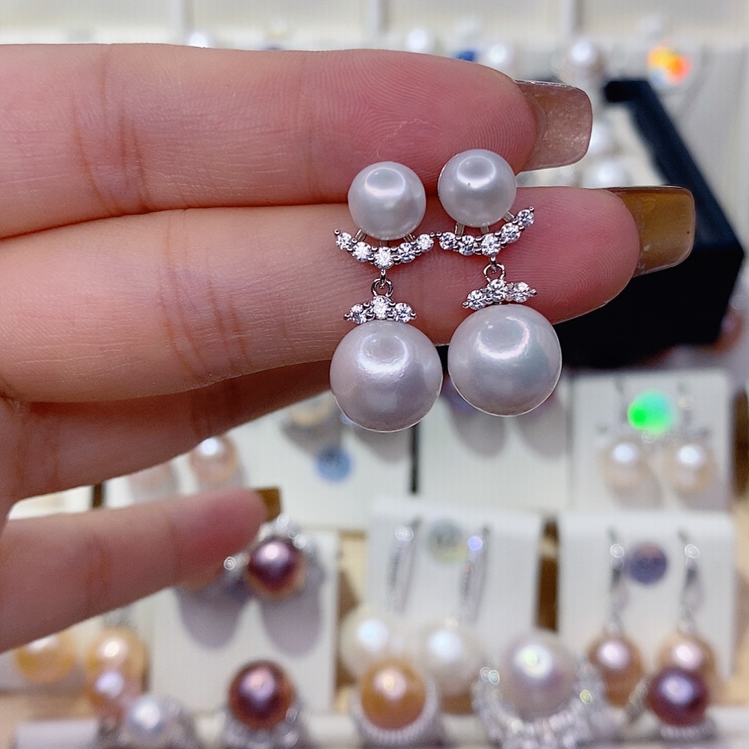 未镶嵌耳饰淡水珍珠