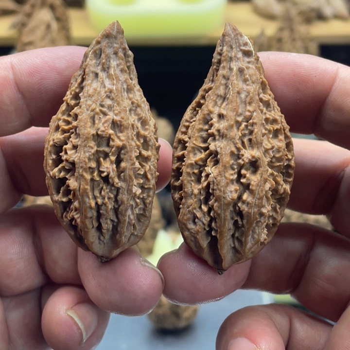 乐***中文玩核桃把件东北核桃