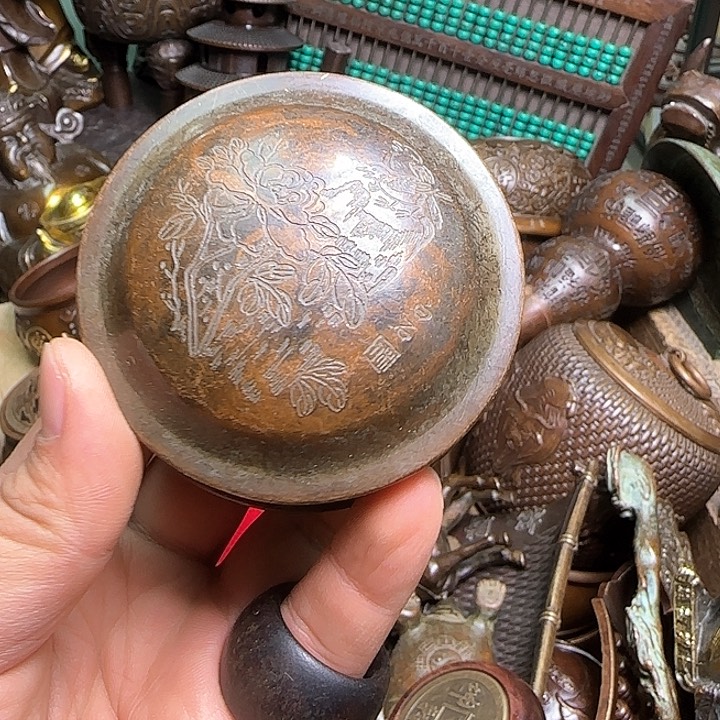 铜器办公室茶室摆件