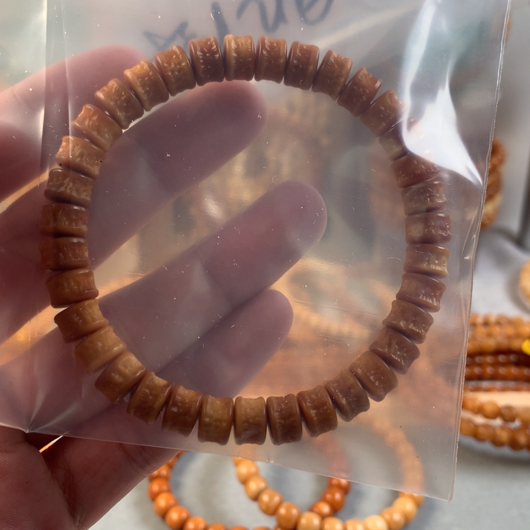 星月菩提吊坠肌****蓝9龙嘎单圈