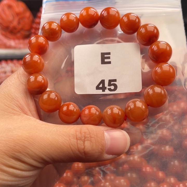 南红玛瑙未镶嵌多样性发货默认微瑕称重12mm