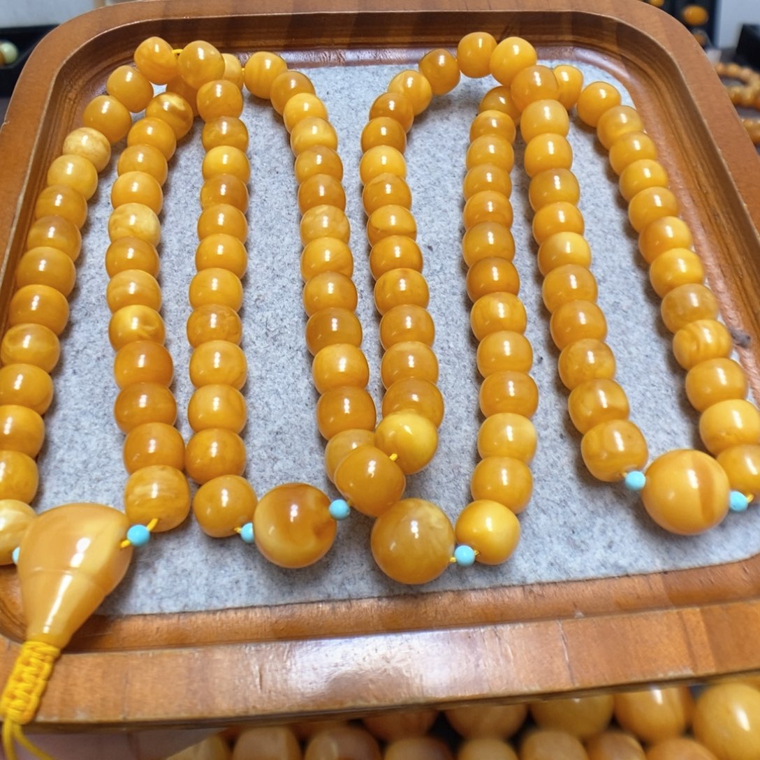 蜜蜡手串未镶嵌蜜蜡