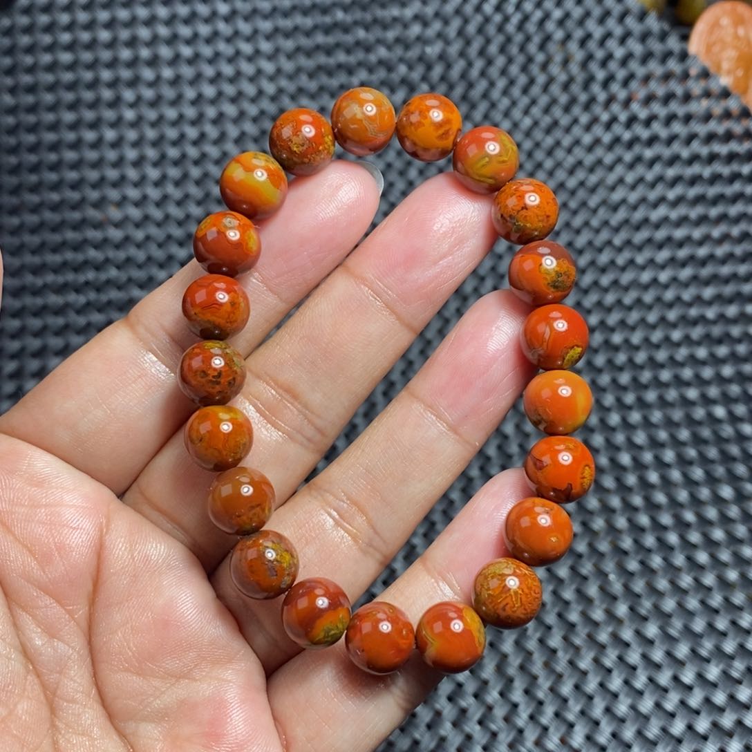 玛瑙/玉髓战国红未镶嵌