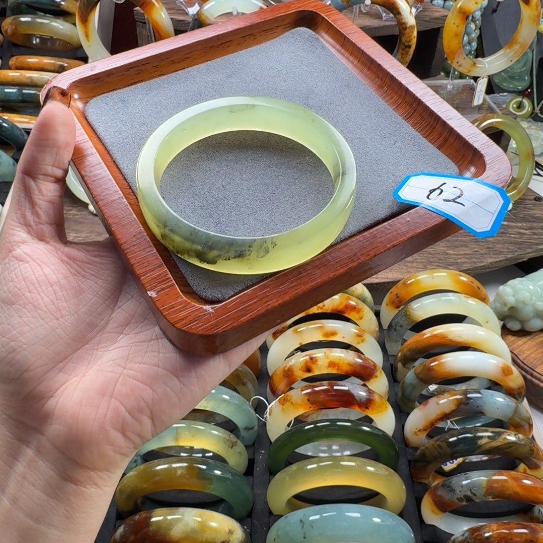 蛇纹石玉合金手镯