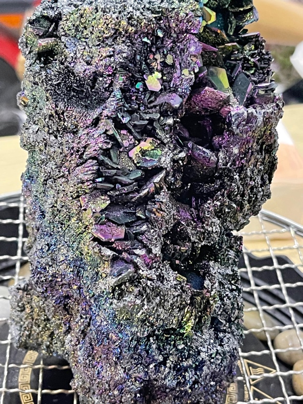 天然七彩矿石桌面摆件家居摆件家居饰品