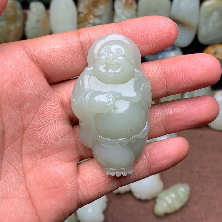 和田玉（糖玉）未镶嵌颈饰
