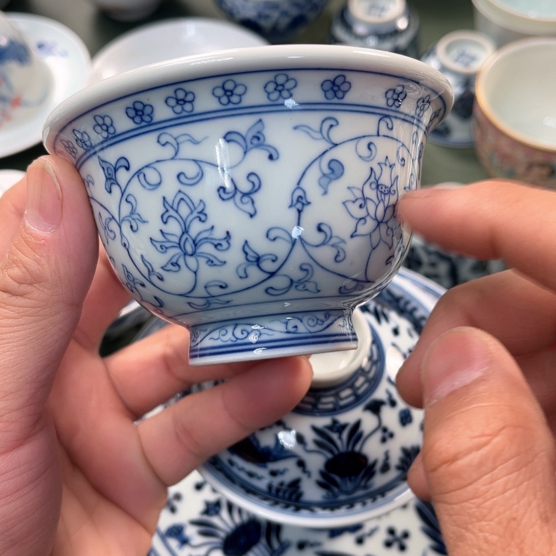 杯青花瓷器青花瓷器